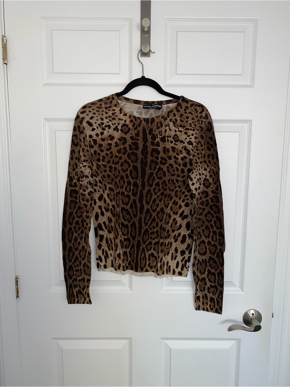 Dolce & Gabbana Leopard Print Sweater